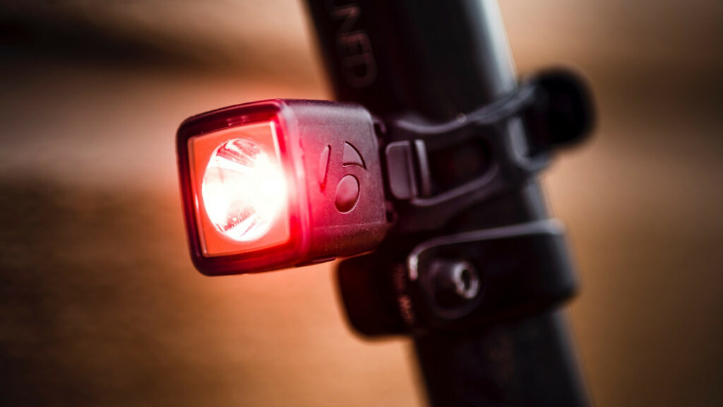 Trek bike lights at Manchester Cycling Academy